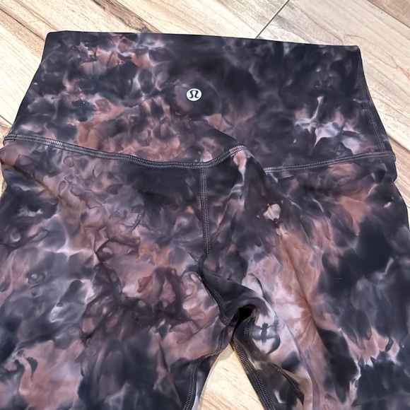 lululemon athletica Pants - Lululemon Diamond Dye Graphite Grey Pink Pastel Align Leggings